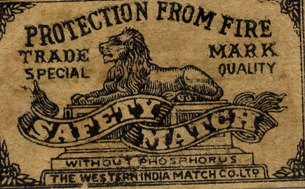 Matchbox India 78 - Old Matchbox Labels