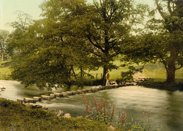 Lake District Ambleside Stepping Stones 4 - Old Photos of Lake District