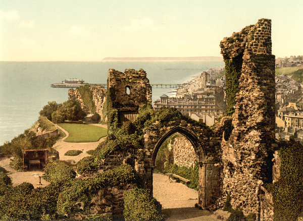 Hastings Castle 7 - Old Photos of Hastings