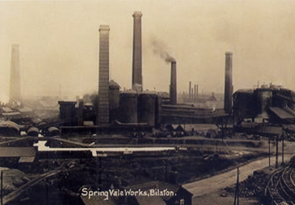 Bilston Spring Vale Works 2 - Old Photos of Bilston
