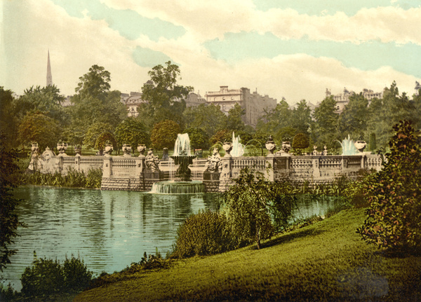 London Kensington Gardens 6 - Old Photos of London
