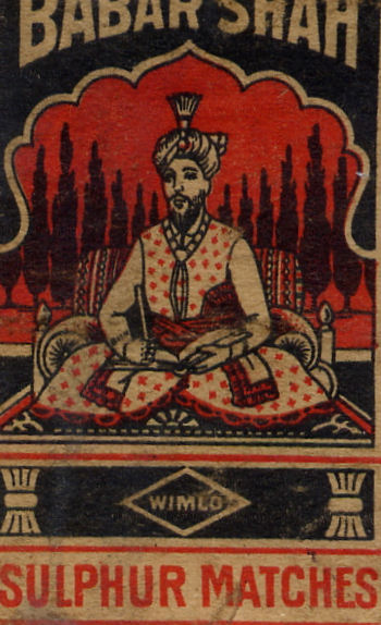 Matchbox India 110 - Old Matchbox Labels
