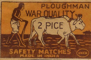 Matchbox India 8 - Old Matchbox Labels