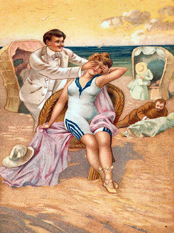 Victorian Beach Scene 48 - Edwardian Beach Scenes