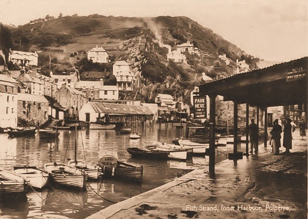 Polperro Harbour  10 - Old Photos of Polperro