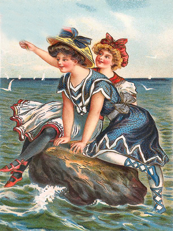 Victorian Beach Scene 43 - Edwardian Beach Scenes