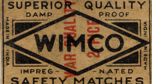 Matchbox India 40 - Old Matchbox Labels