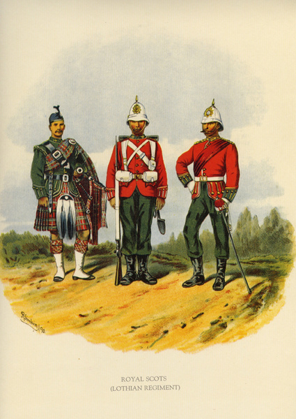 Royal Scots 8 - Old Scottish Regiments and Uniforms