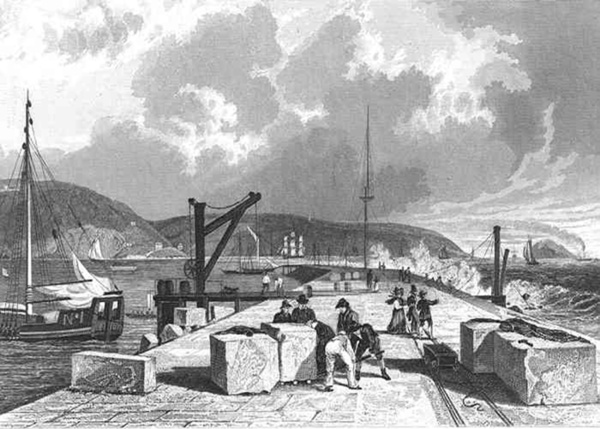 Plymouth Breakwater 3 - Old Photos of Plymouth