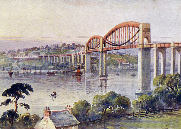 Saltash Royal Albert Bridge  5 - Old Photos of Saltash