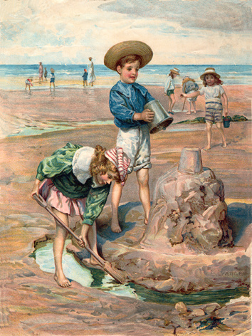 Victorian Beach Scene 12 - Edwardian Beach Scenes