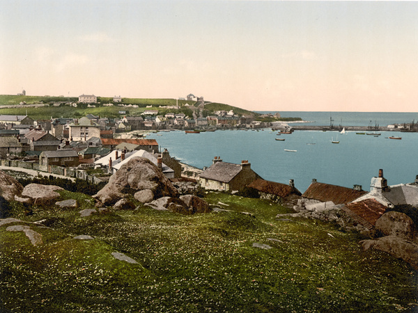 Scilly Isles Hugh Town 1 - Old Photos of Scilly Isles