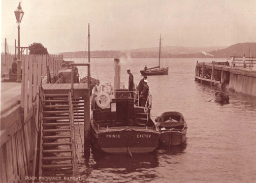Exmouth Dock Entrance 6 - Old Photos of Exmouth