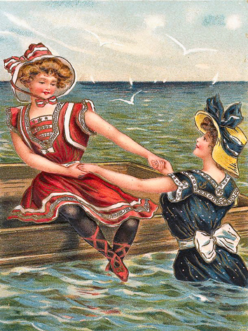 Victorian Beach Scene 4 - Edwardian Beach Scenes