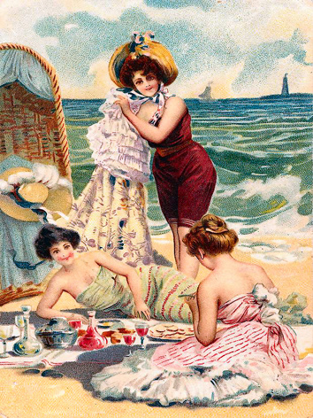 Victorian Beach Scene 3 - Edwardian Beach Scenes