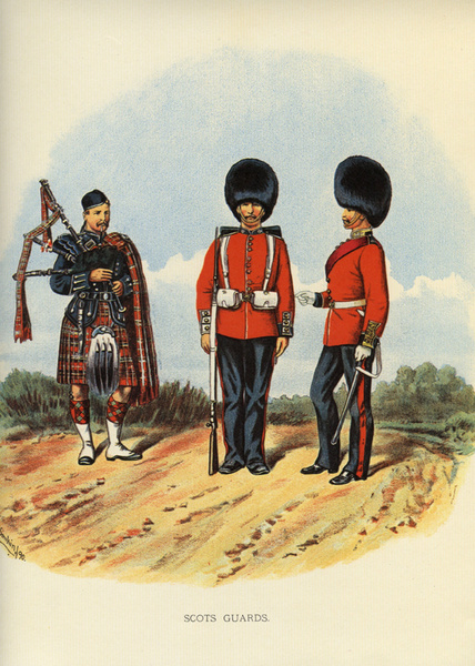Scots Guards 2 - Old Scottish Regiments and Uniforms