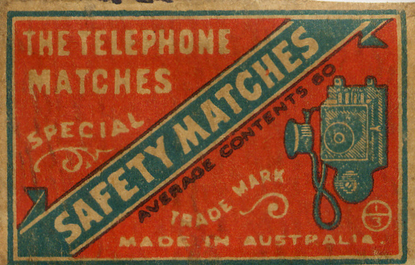 Matchbox Australia 42 - Old Matchbox Labels