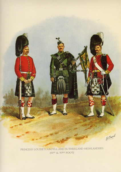 Princess Louise's Argyll Sutherland Highlanders  6 - Old Scottish Regiments and Uniforms
