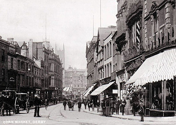 Cornmarket Derby 41 - Old Photos of Derby