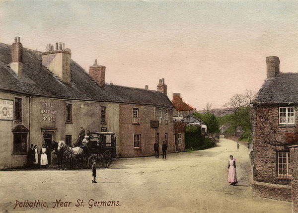 Polbathic Halfway House 1 - Old Photos of St Germans
