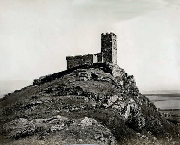 Dartmoor Brentor Church 4 - Old Photos of Dartmoor