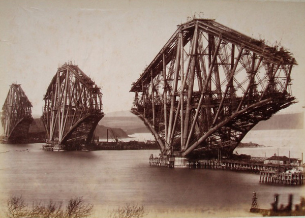 Forth Bridge 1 - Old Photos of Edinburgh