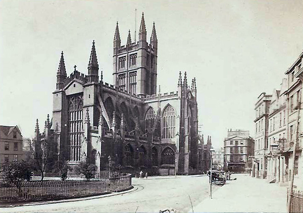 Bath Abbey 9 - Old Photos of Bath