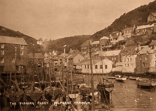 Polperro Harbour 11 - Old Photos of Polperro