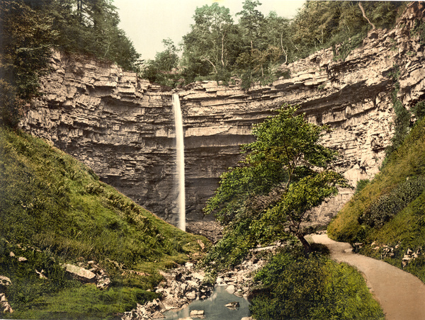 Yorkshire Dales  Hardrow Scar 7 - Old Photos of Yorkshire Dales
