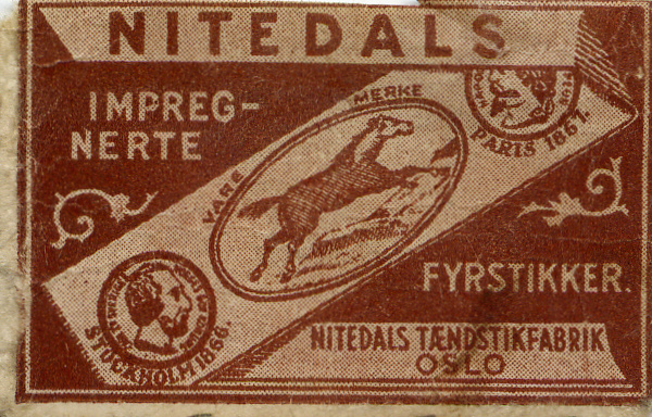 Matchbox Norway 49 - Old Matchbox Labels