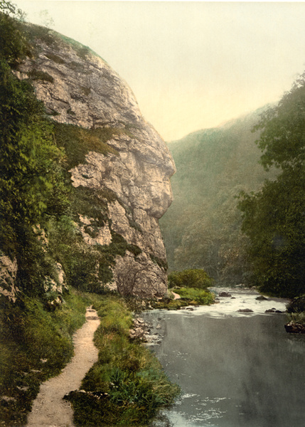 Peak District Dovedale Lion Rock 9 - Old Photos of Peak District