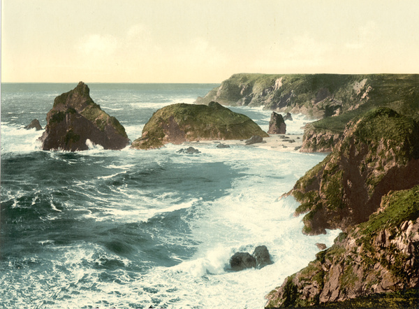 Kynance Cove 3 - Miscellaneous Old Photos of Cornwall