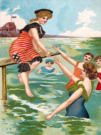 Victorian Beach Scene 49 - Edwardian Beach Scenes