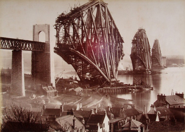 Forth Bridge 2 - Old Photos of Edinburgh
