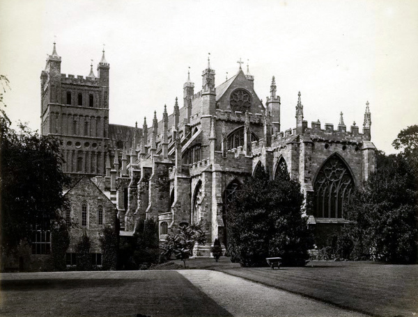 Exeter Cathedral 7 - Old Photos of Exeter