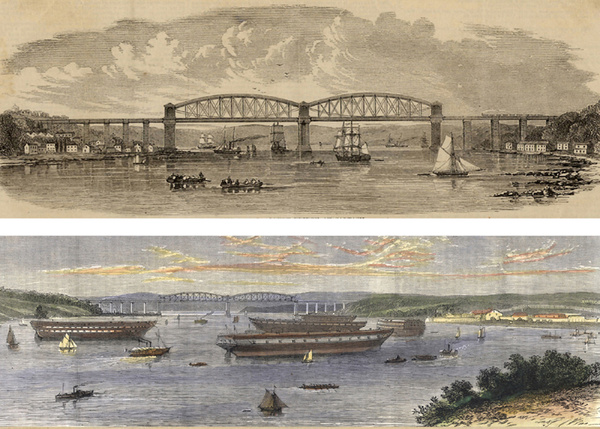 Saltash The Brunel Bridge 3 - Old Photos of Saltash