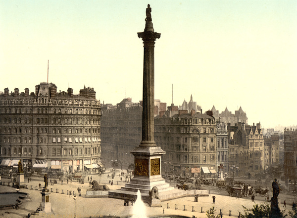 London Trafalgar Square 18 - Old Photos of London