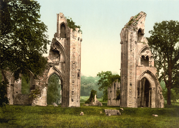 Glastonbury Abbey 1 - Old Photos of Glastonbury