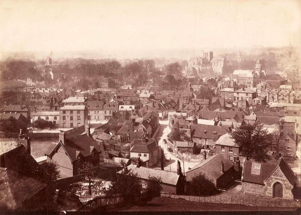 Winchester from St Giles Hill 2 - Old Photos of Winchester