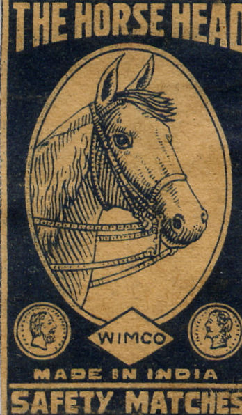 Matchbox India 107 - Old Matchbox Labels
