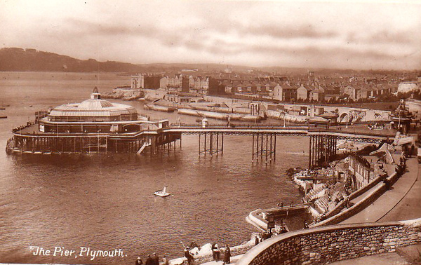 Plymouth Pier  36 - Old Photos of Plymouth