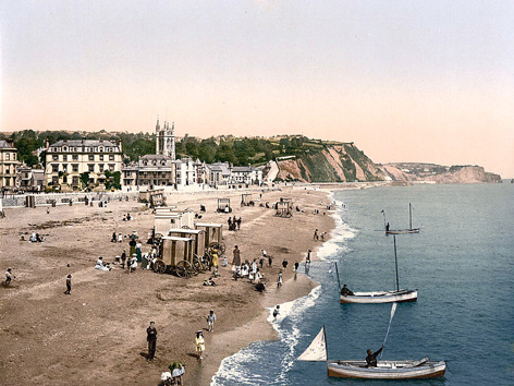 Teignmouth Beach 1 - Old Photos of Teignmouth