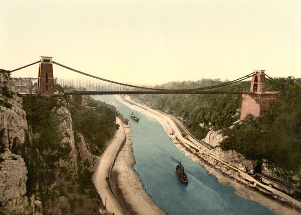 Bristol Clifton Suspension Bridge 3 - Old Photos of Bristol