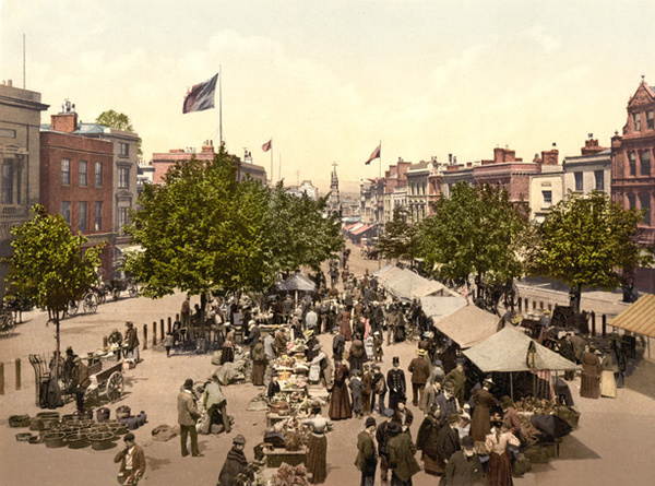 Taunton The Parade  3 - Old Photos of Taunton