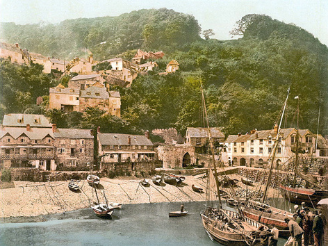 Clovelly Harbour 1 - Old Photos of Clovelly