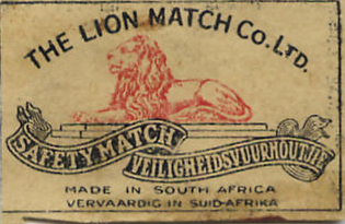 Matchbox South Africa 22 - Old Matchbox Labels
