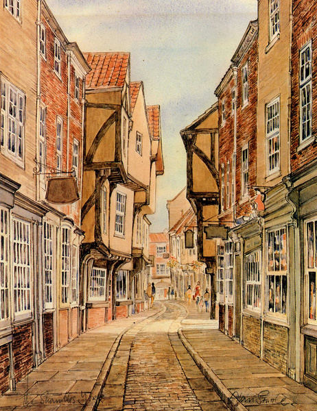 York Shambles 9 - Old Photos of York