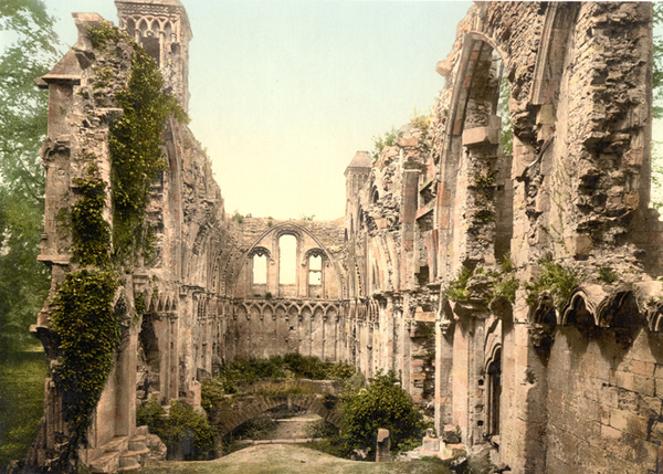 Glastonbury Abbey 2 - Old Photos of Glastonbury