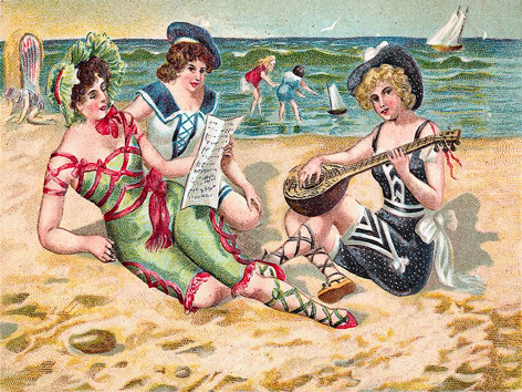 Victorian Beach Scene 17 - Edwardian Beach Scenes