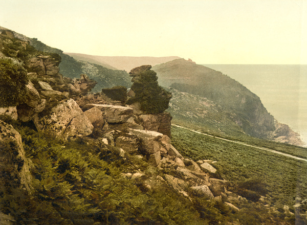 Lynmouth Valley of Rocks 7 - Old Photos of Lynton- Lynmouth